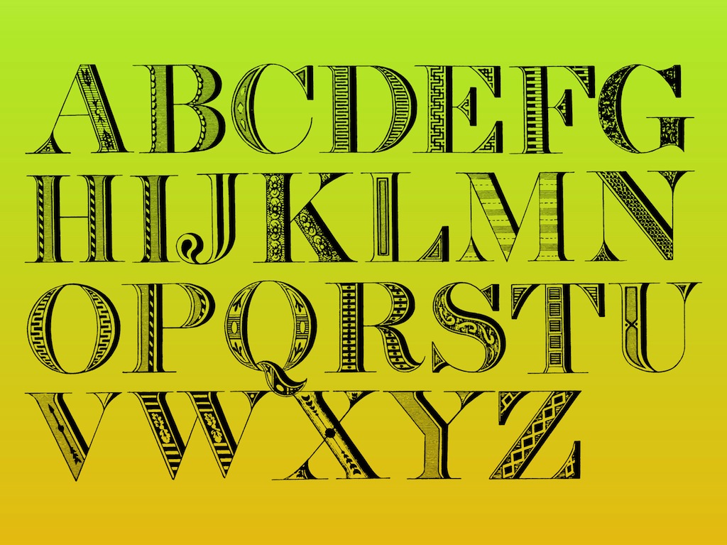 Decorative Alphabet