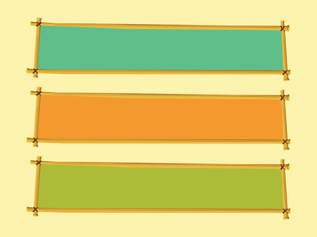 Colorful Wooden Frames