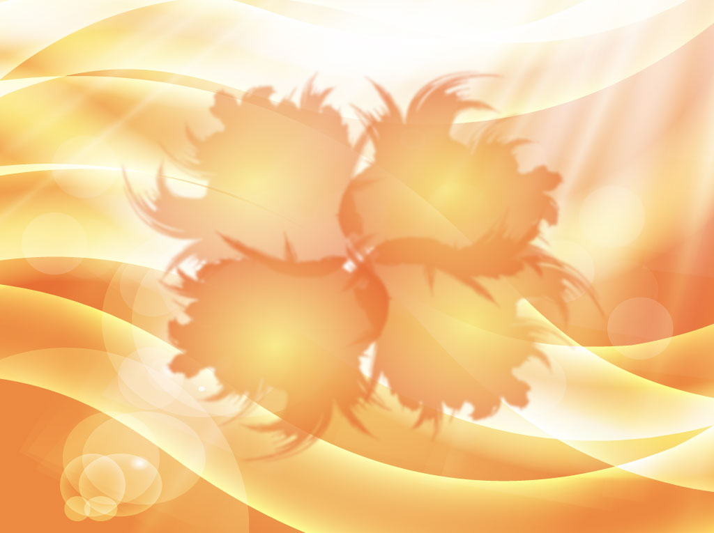 Bright Orange Flare Background