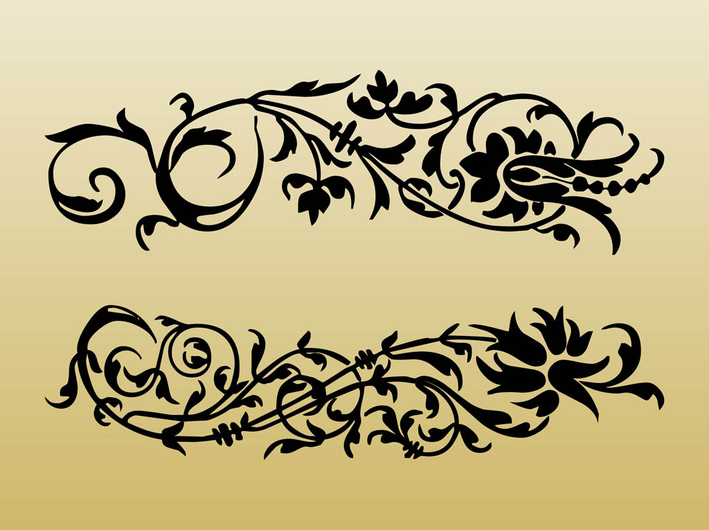 Swirling Floral Layouts