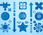 Blue Icons Collection