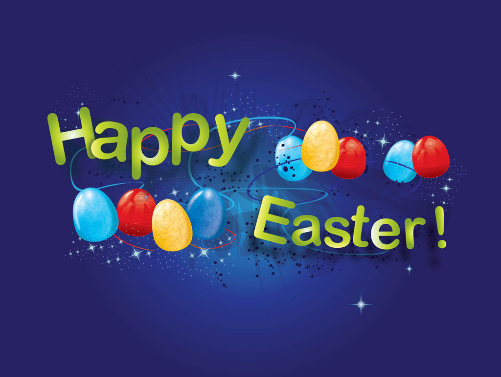 Free Easter Eggs Vector