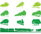 Trees Silhouettes Pack
