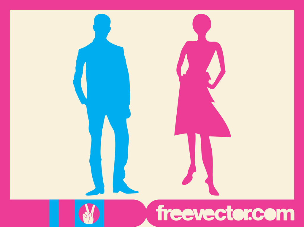 Man And Woman Silhouettes