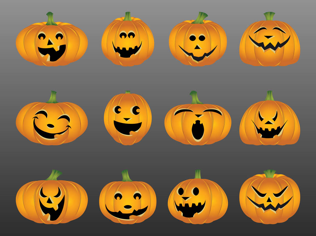 Halloween Pumpkin Set