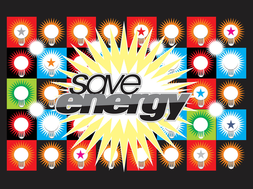 Save Energy Background