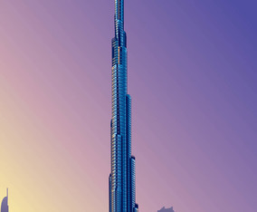 City Skyscrapers Vector Vector Art & Graphics | freevector.com