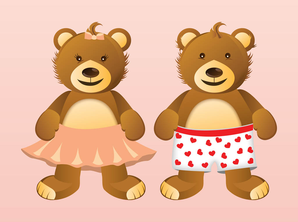Teddy Bears Couple