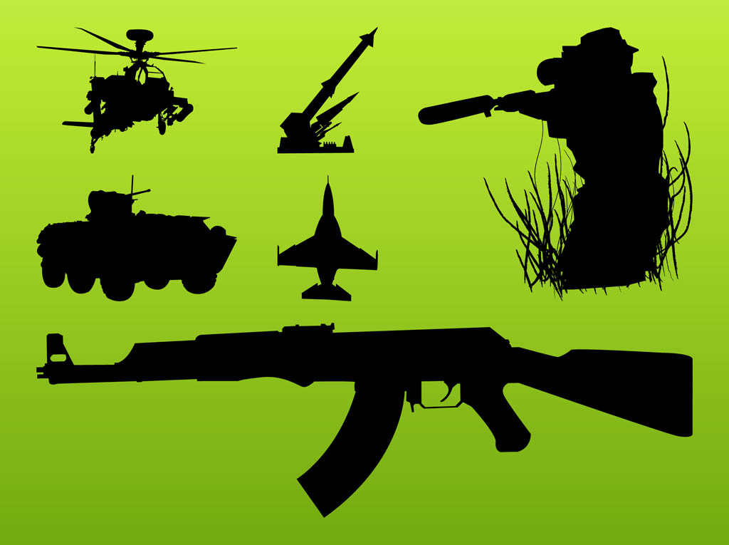Military Silhouettes Set