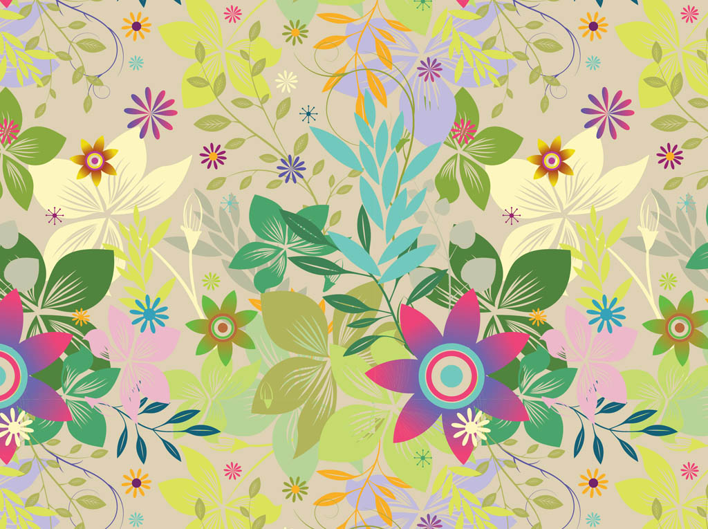 Exotic Flowers Vector