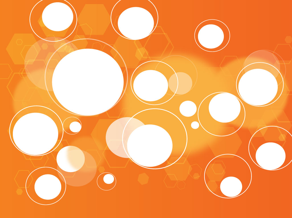 Digital Orange Background