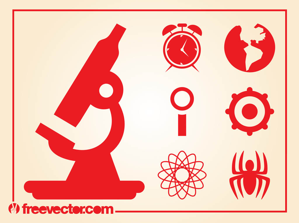 Science And Research Icons