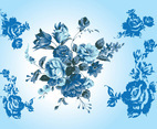 Blue Flower Vectors