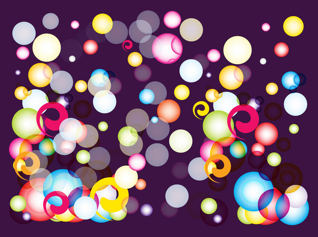 Colorful Bubbles Graphics