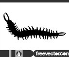 Centipede Silhouette