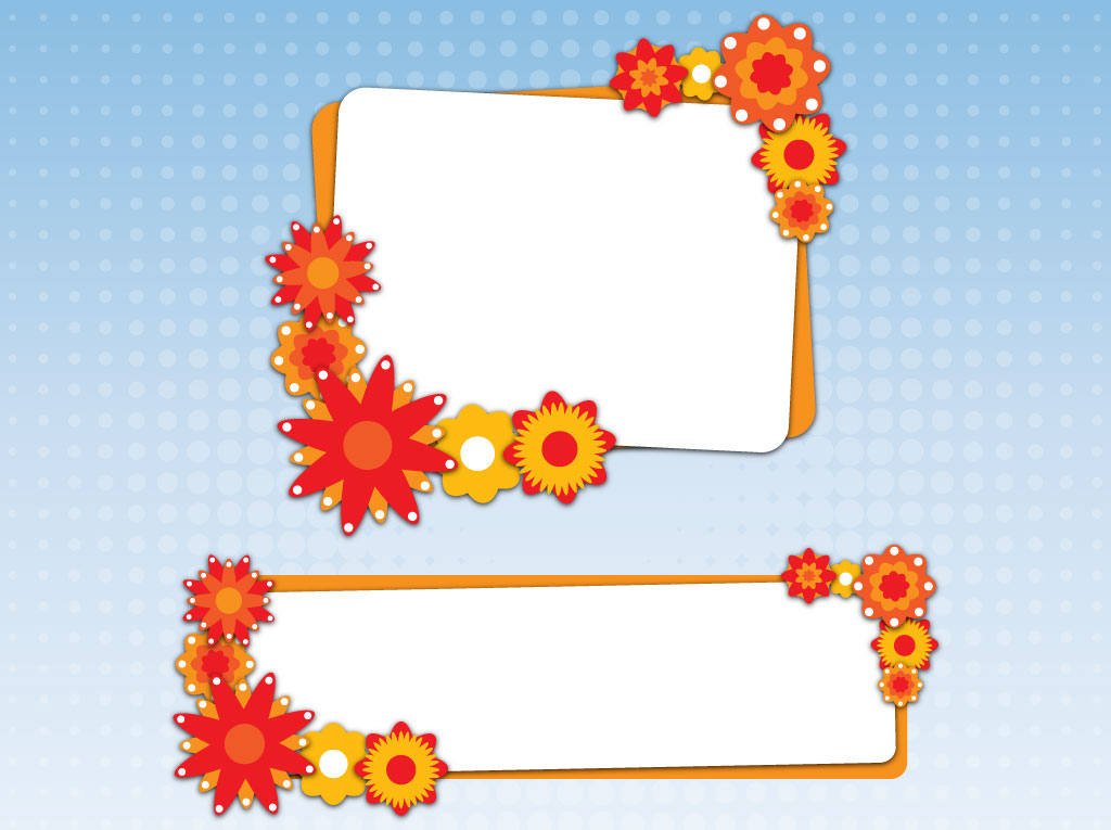 Autumn Floral Banners