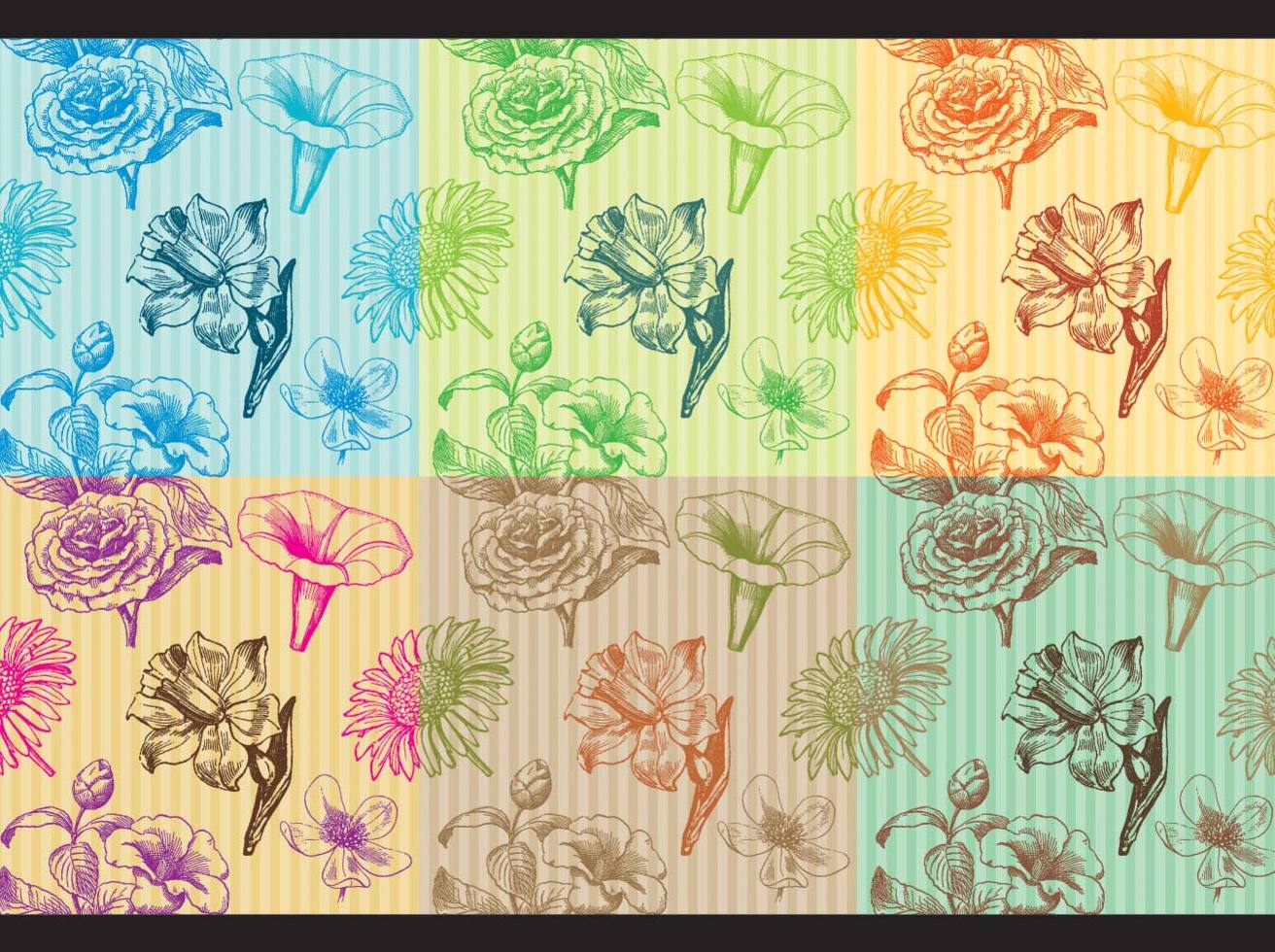 Vintage Flowers Patterns