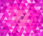 Pink Triangles Geometric Background Vector