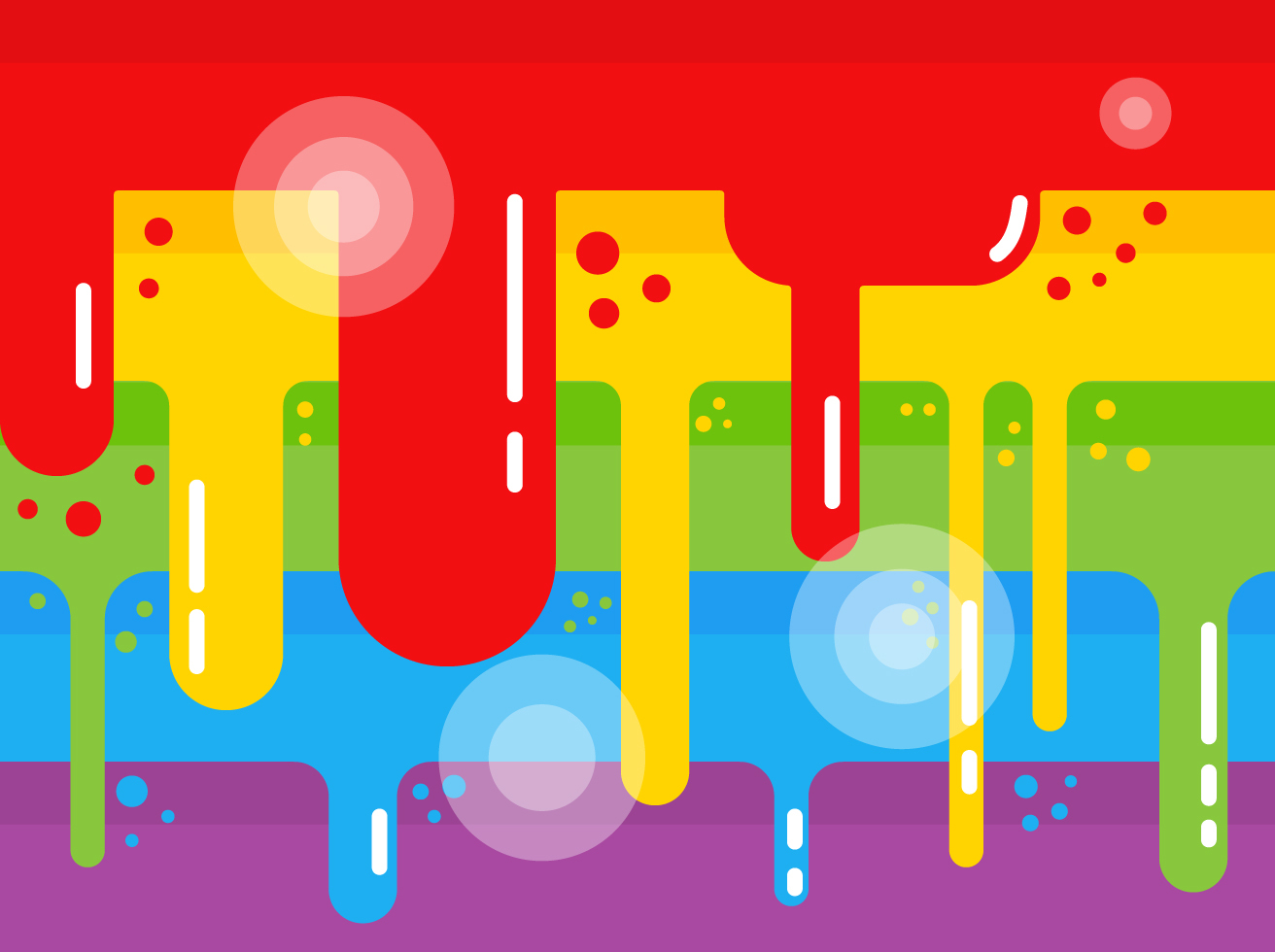 Free Rainbow Background Vector