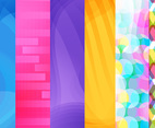 Rainbow Background Vector Set