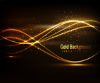 Free Vector Beautiful Gold Background