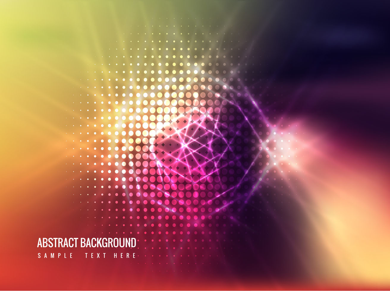 Free Vector Colorful Shiny Background