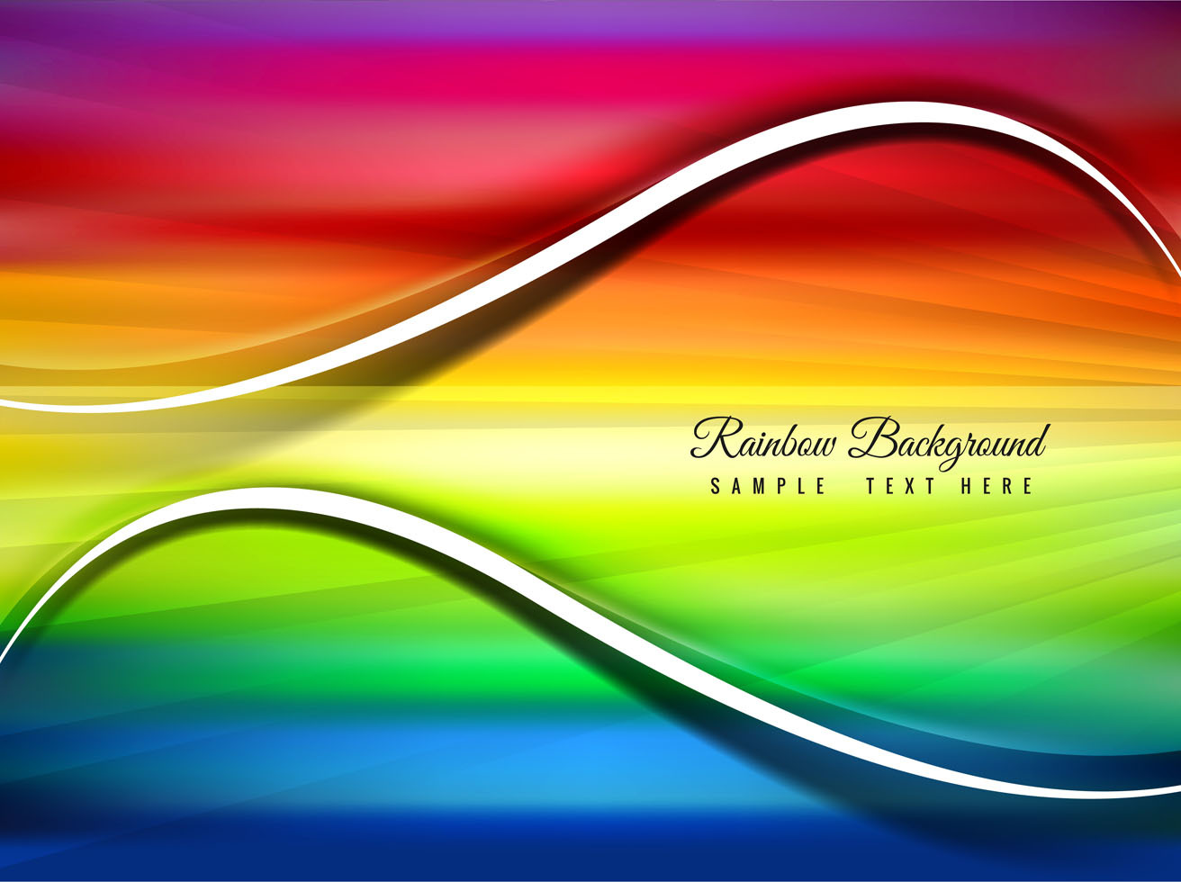 Free Vector Colorful Rainbow Background