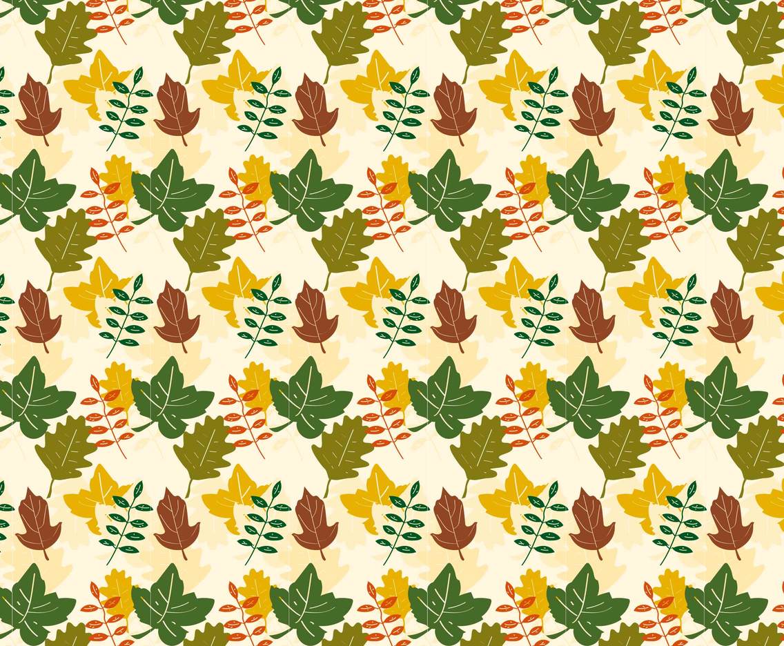 Free Beautiful Fall Background with Leaves