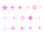 Free Pink Sparkles Vector