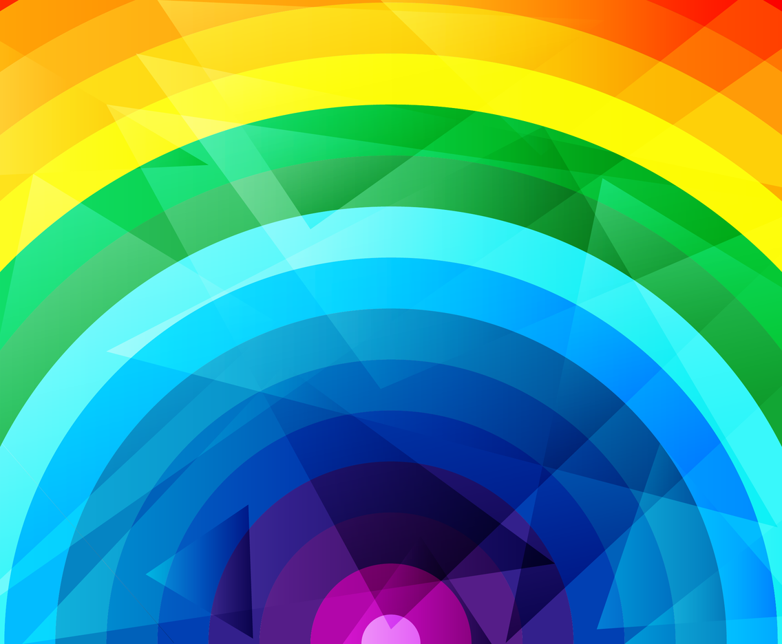 Free Rainbow Vector Background