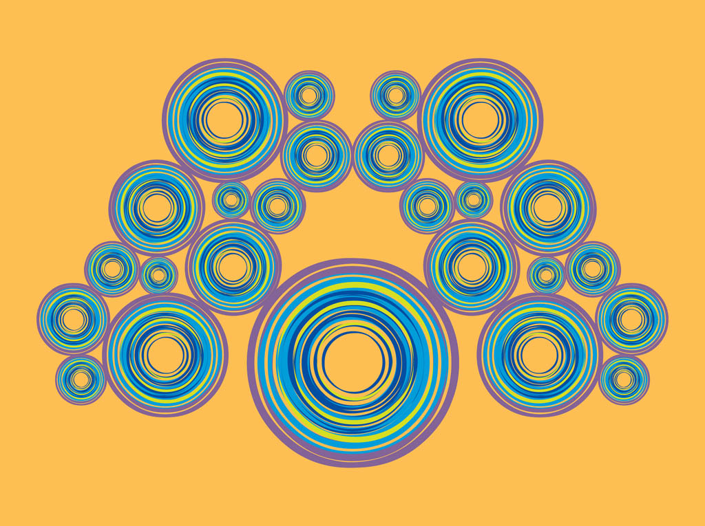 Colorful Circles Layout