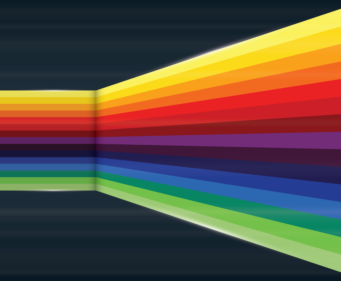 Rainbow Background Vector