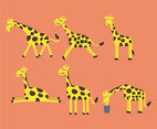 Cartoon Giraffe Vector