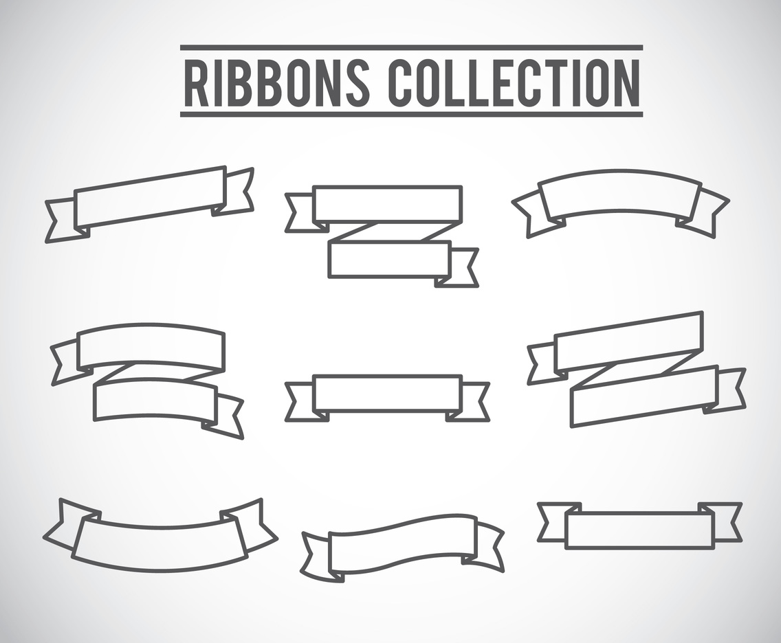 Ribbons Collection Vector