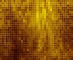 Free Vector Gold Mosaic Background