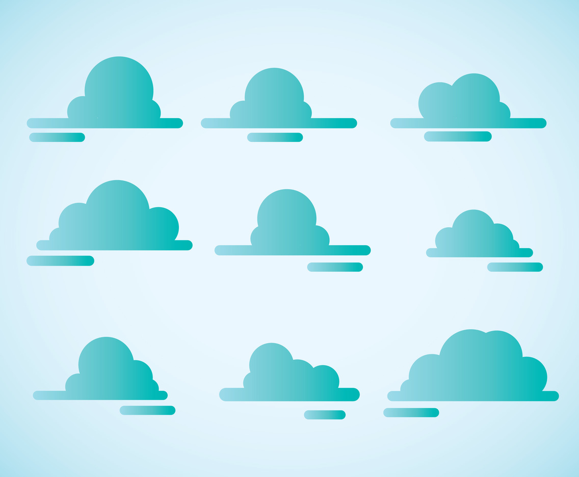 Blue Clouds Vector