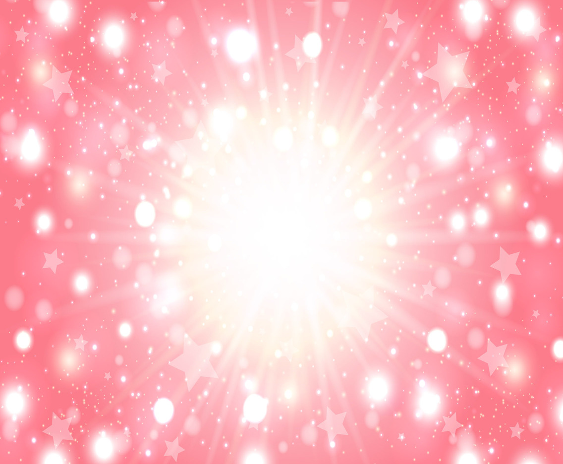 Pink Vector Background With Shining Lights