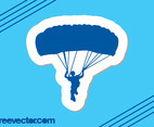 Parachuter Sticker