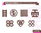 African Symbols Free Vector Pack Vol. 3