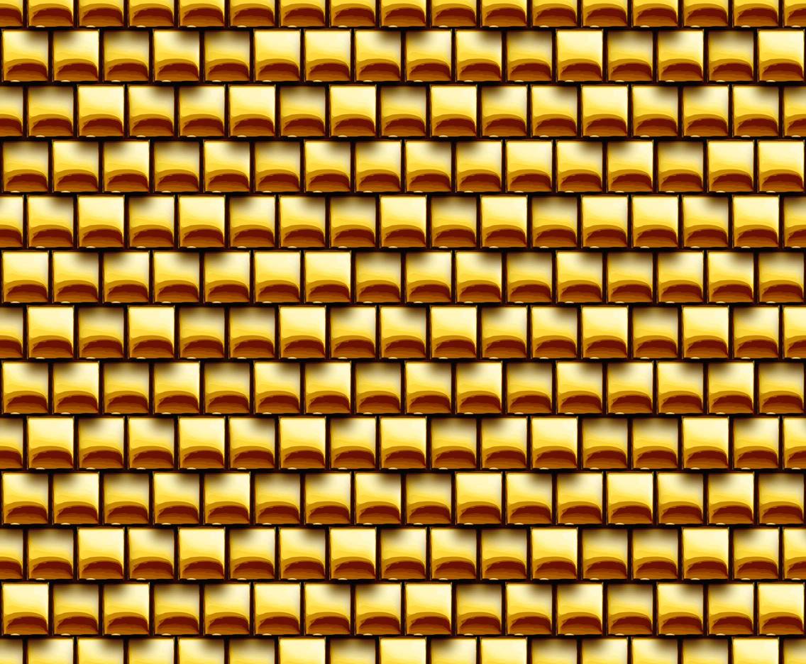 Vector Gold Bricks Background