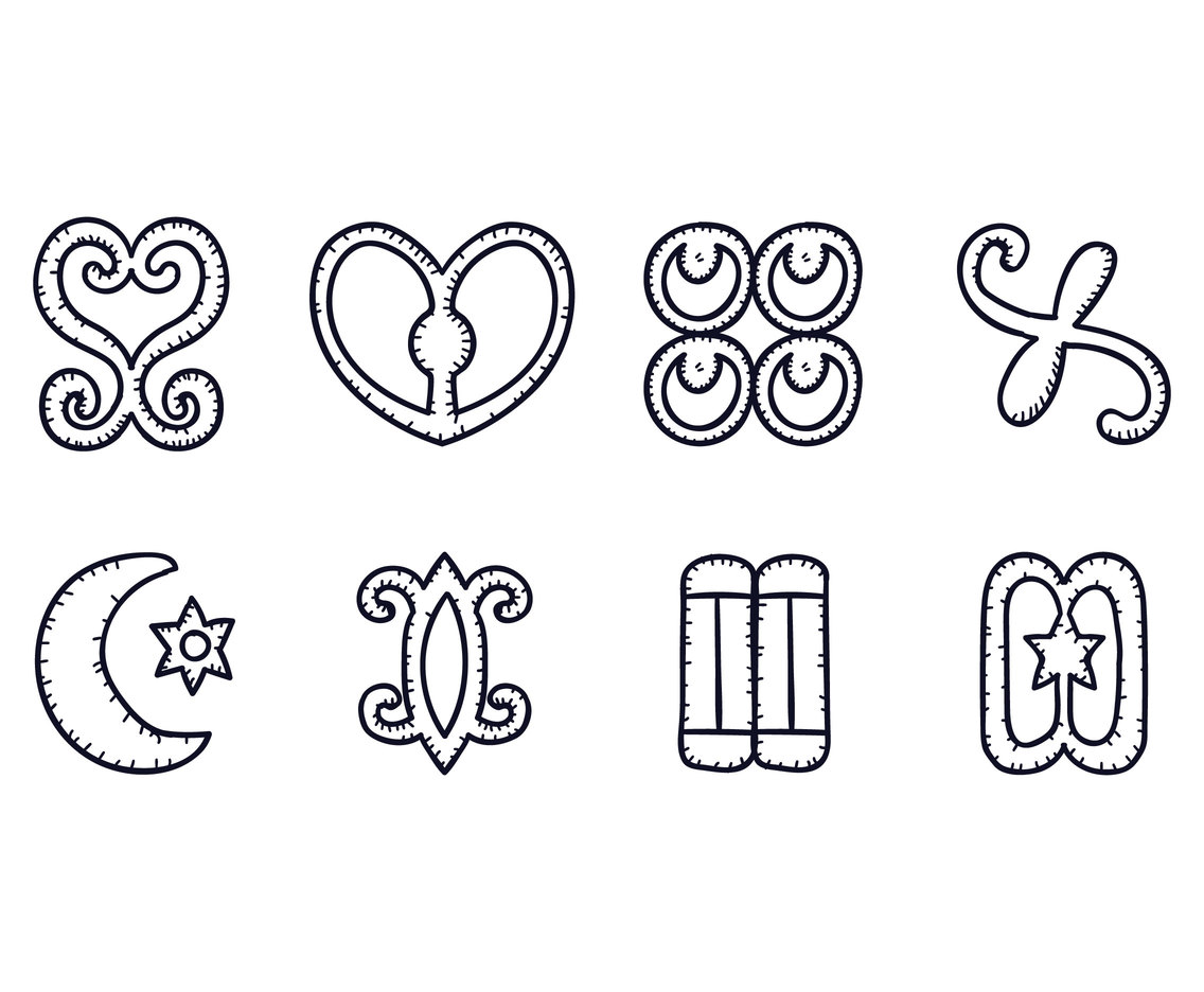 African Symbol Doodle