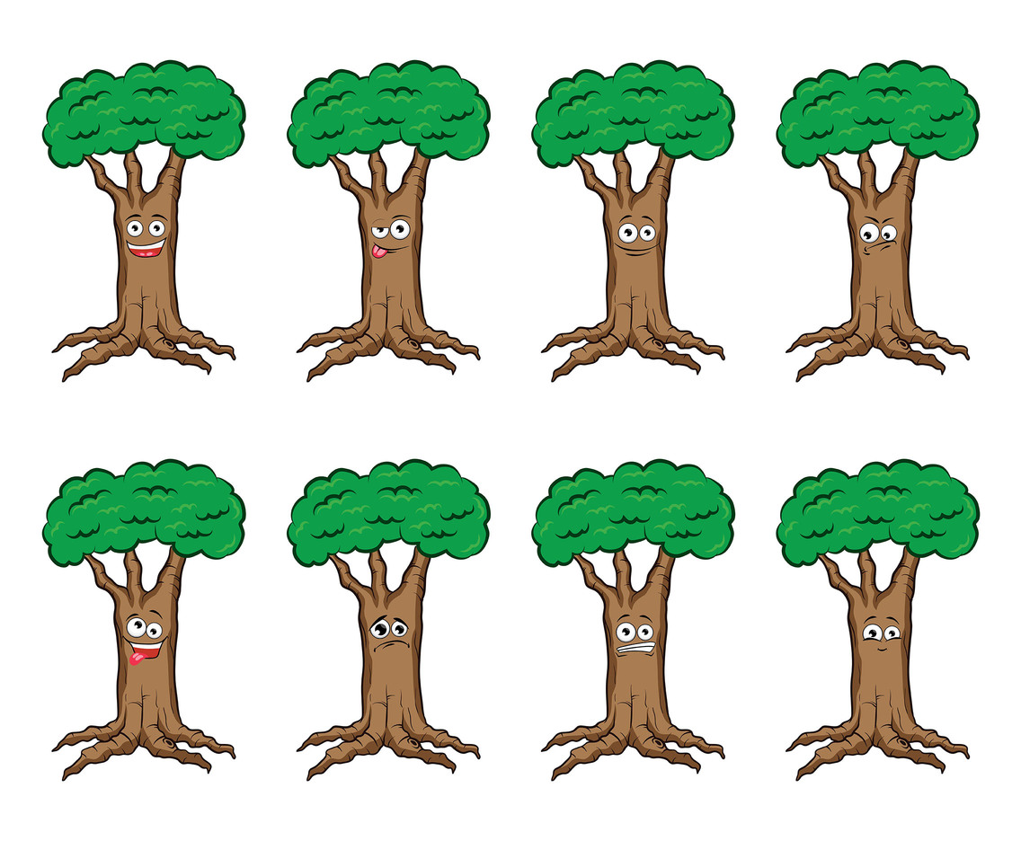 Cartoon Tree Vector