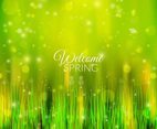 Free Vector Shiny Spring Background