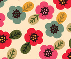 Colorful Flower Background Vector