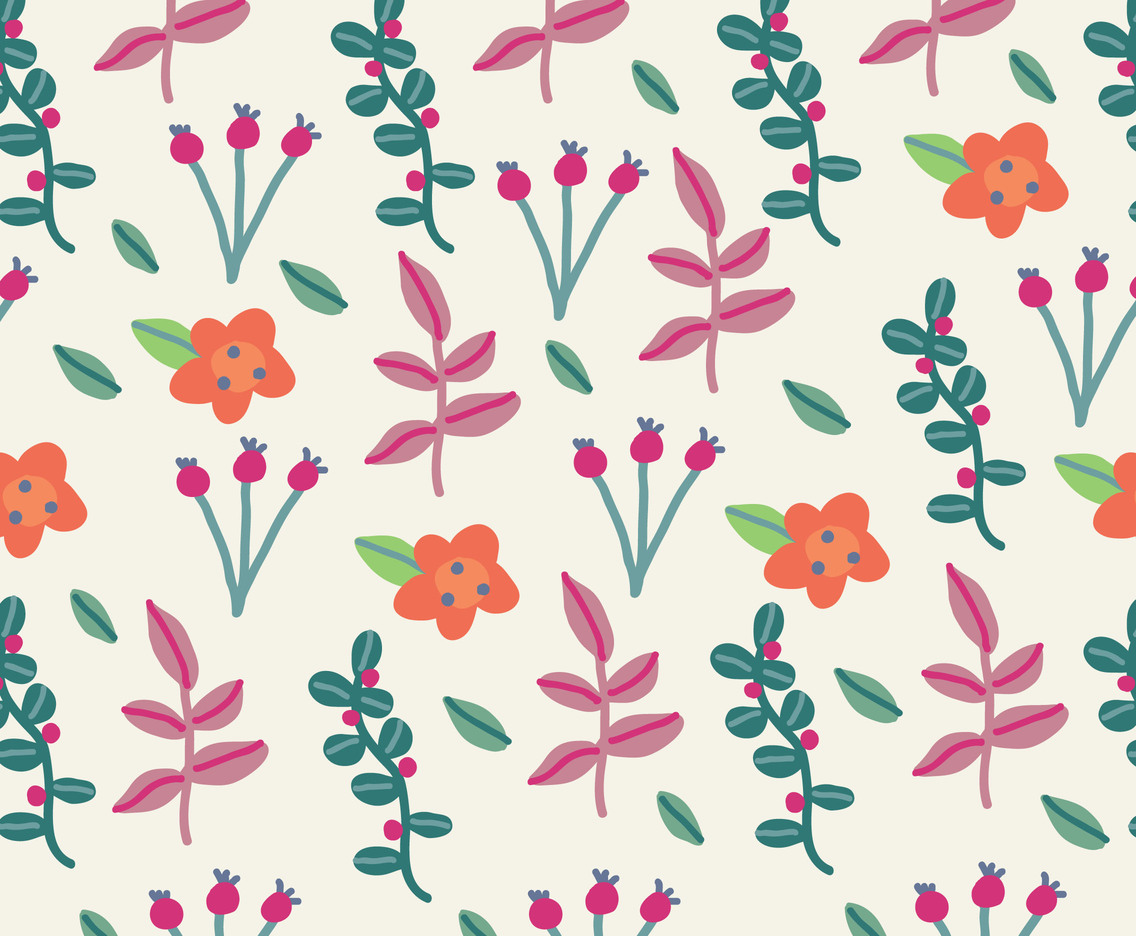 Colorful Bouquet Vector Background