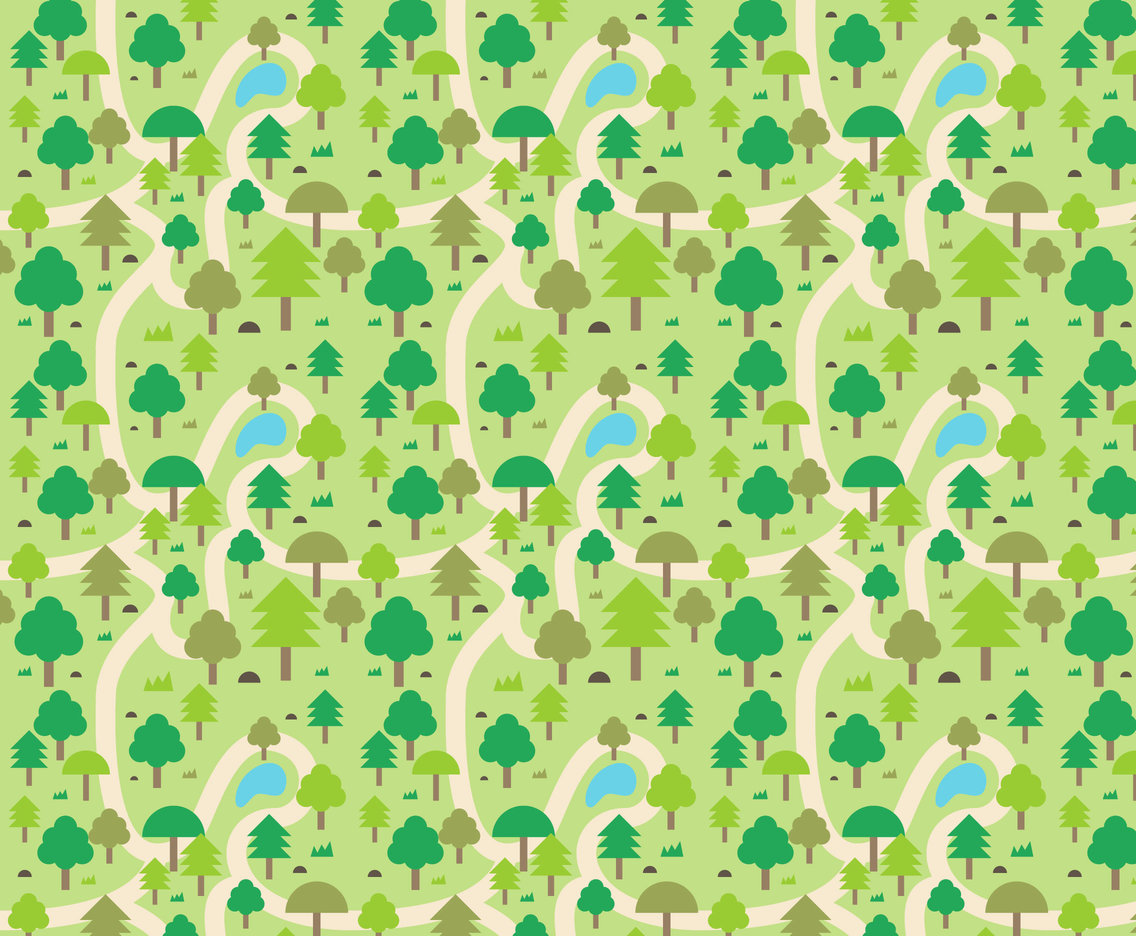 Free Forest Background Vector 1