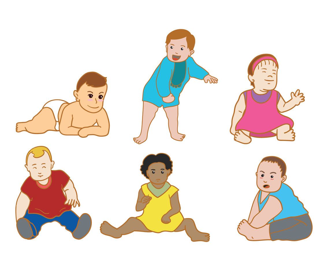 Baby Cartoon Vector