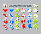Baby Icon Stickers Set