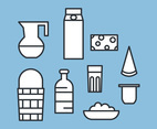Dairy Products Icons