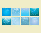 Winter Backgrounds with Snowflakes